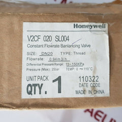 Honeywell pn25 dn15/dn20 constant flowrate balancing valve v2cf020sl004