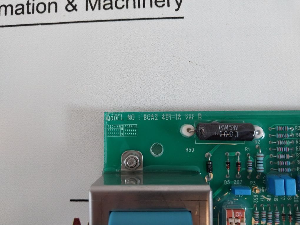 Siemens 6Ga2 491-1A Ver B Voltage Current Regulator P1710-054