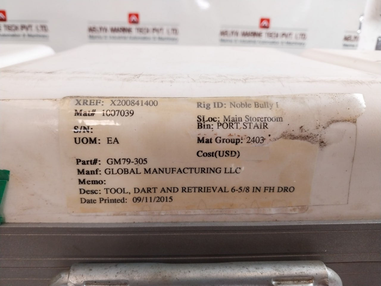 Global Manufacturing Llc/Parker G667-311, Gm79-305 Dart And Retrieval Tool