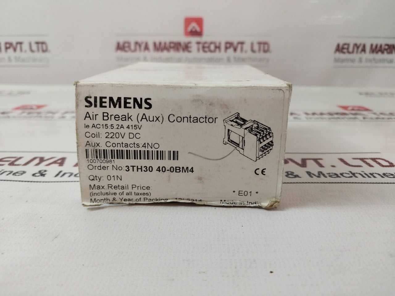 Siemens 3Th30 40-0B Air Break (Aux) Contactor Relay