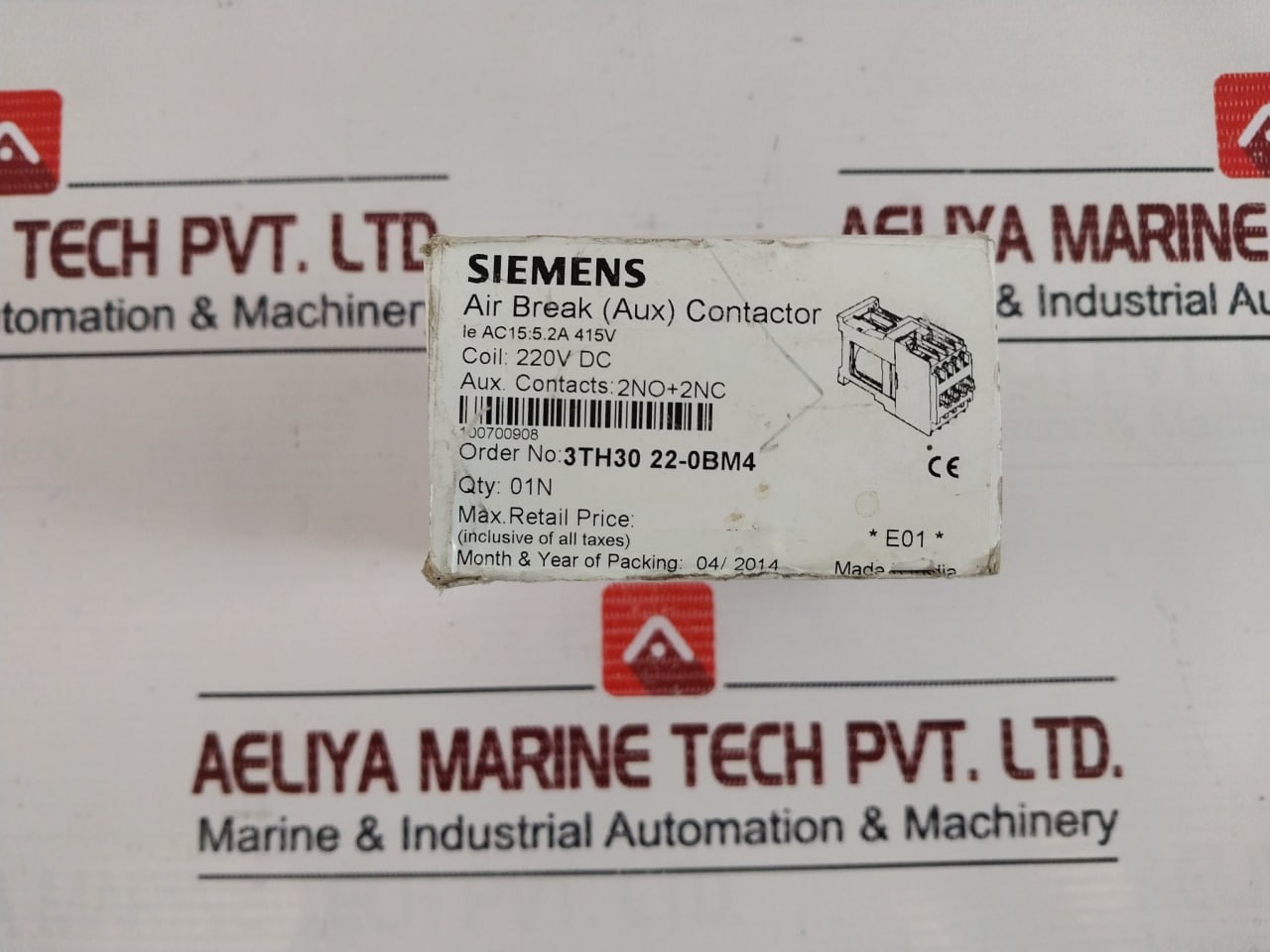 Siemens 3Th30 22-0B Air Break (Aux) Contactor Relay