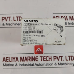Siemens 3Th30 22-0B Air Break (Aux) Contactor Relay