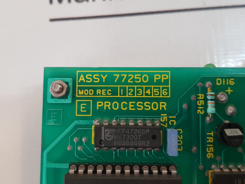 Assy 77250 Pp Pcb Card