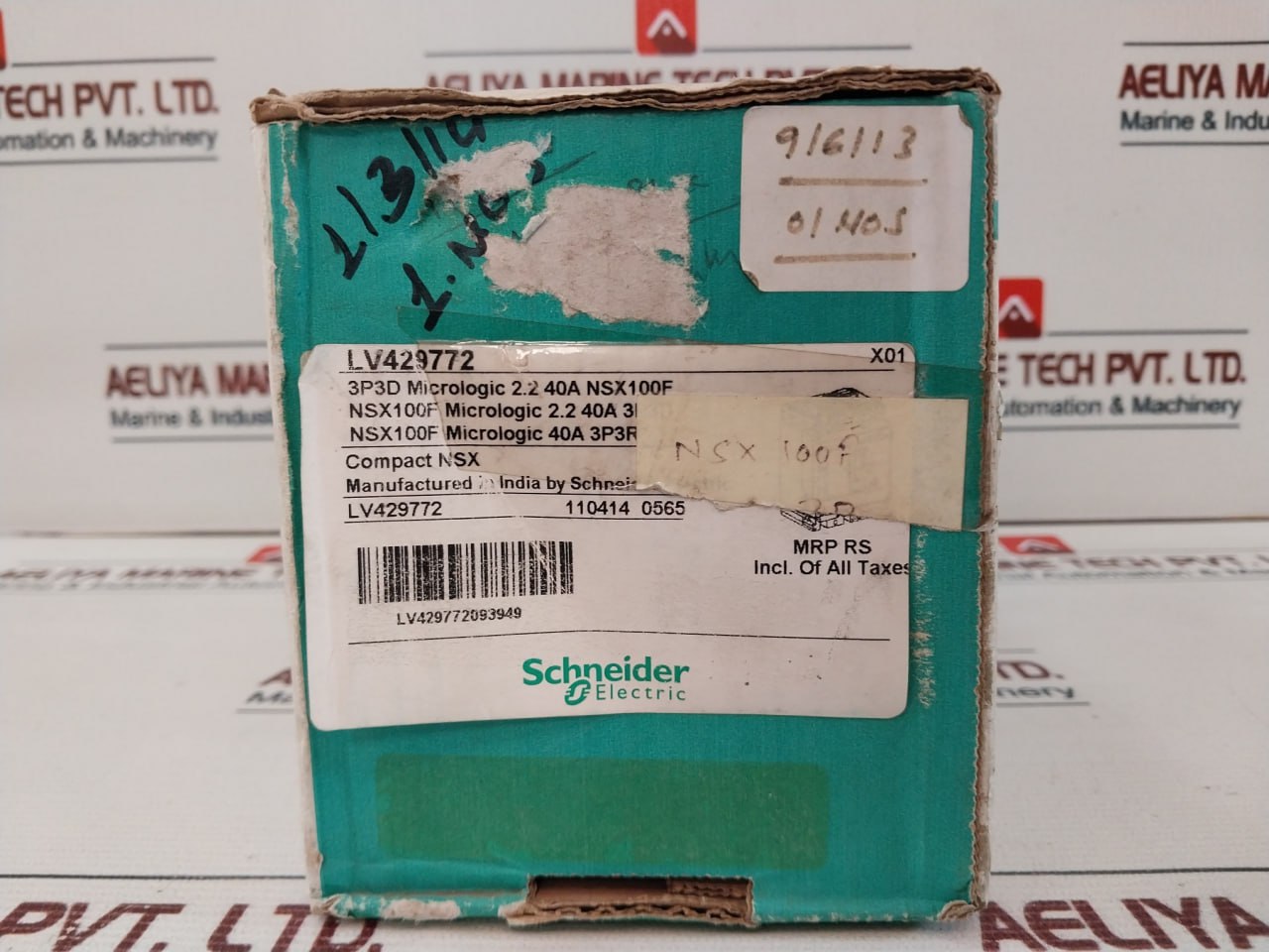 Schneider Electric Nsx 100F Circuit Breaker S11021