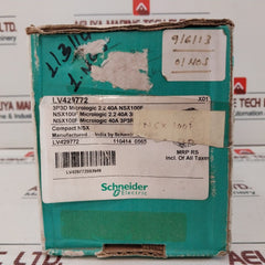 Schneider Electric Nsx 100F Circuit Breaker S11021