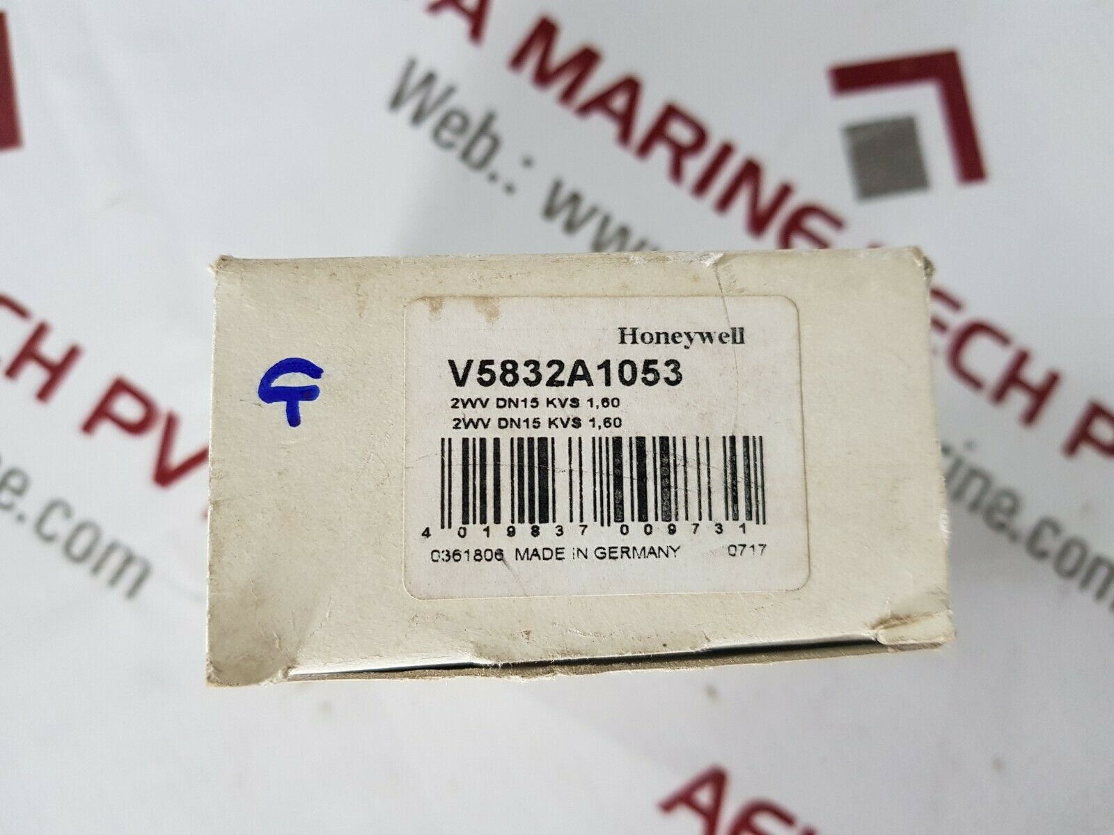 Honeywell v5832a1053 valve pn16