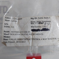 Houston Digital 7Gh121100 Directional Control Valve