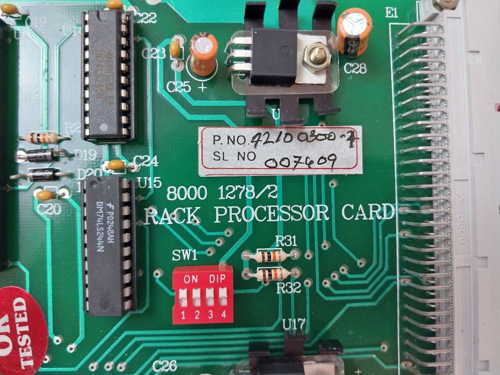 Rpc 2100 Rack Processor Card 8000 1278/2