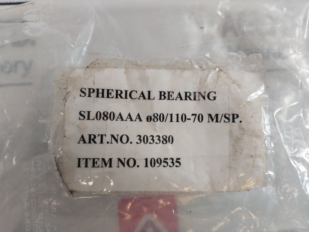 Ø80/110-70 Spherical Bearing
