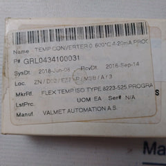 Bourdon Haenni 82 23-525 Temperature Converter