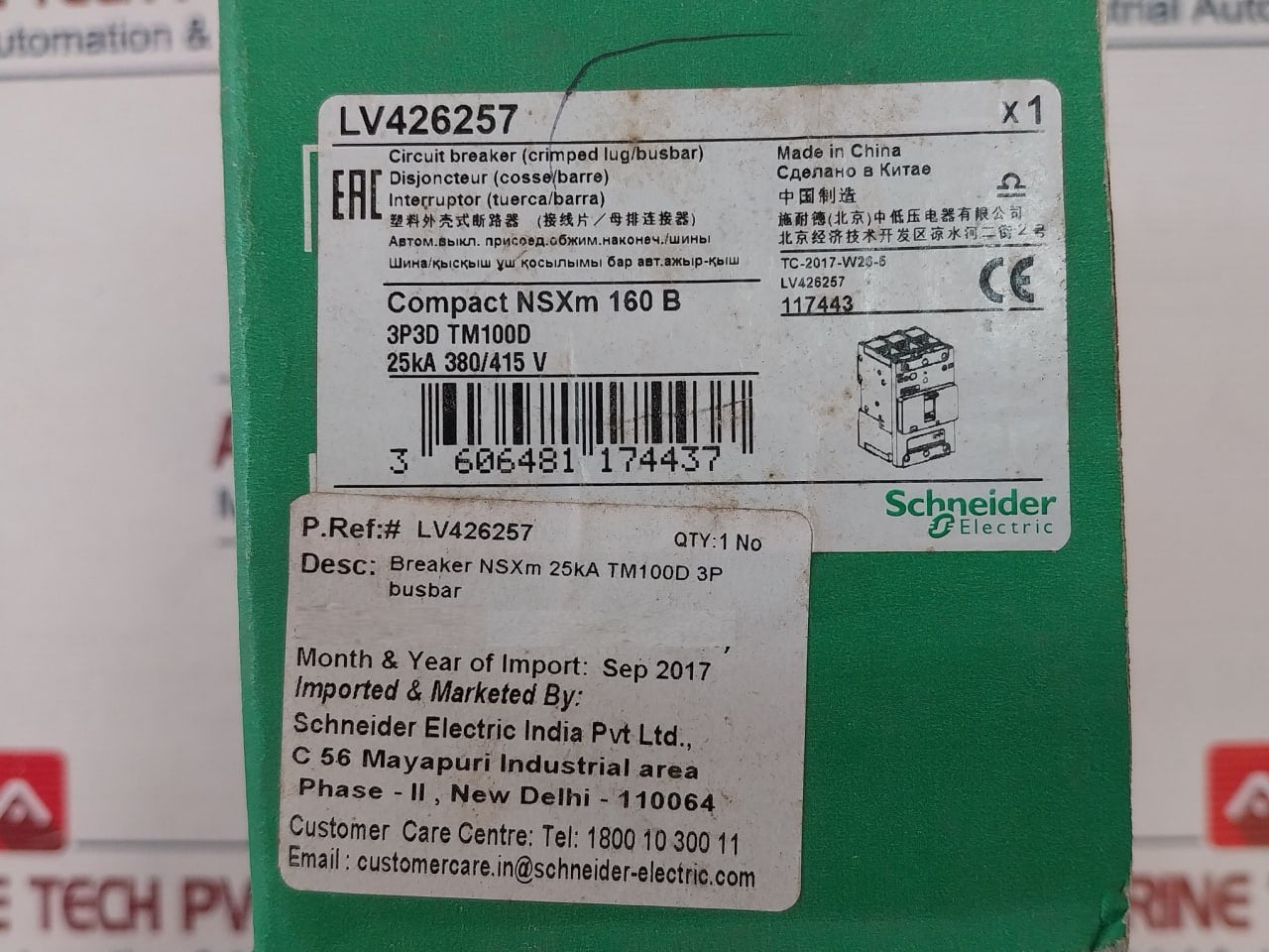 Schneider Electric Lv426257 Circuit Breaker