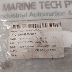 Lot Of 6X Omron G2R-2-s (S) General Purpose Relay
