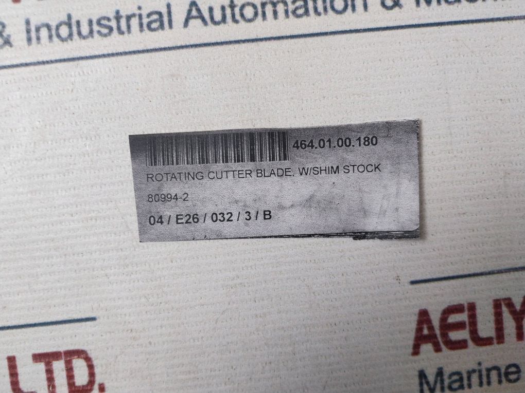 80994-2 W/Shim Stock Rotating Cutter Blade