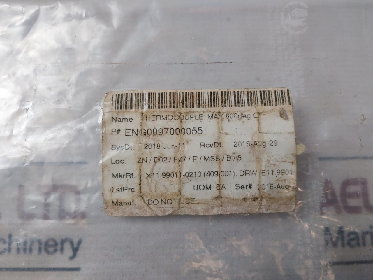 4571 14S Stainless Steel Straight Compression Fitting With Male Thread