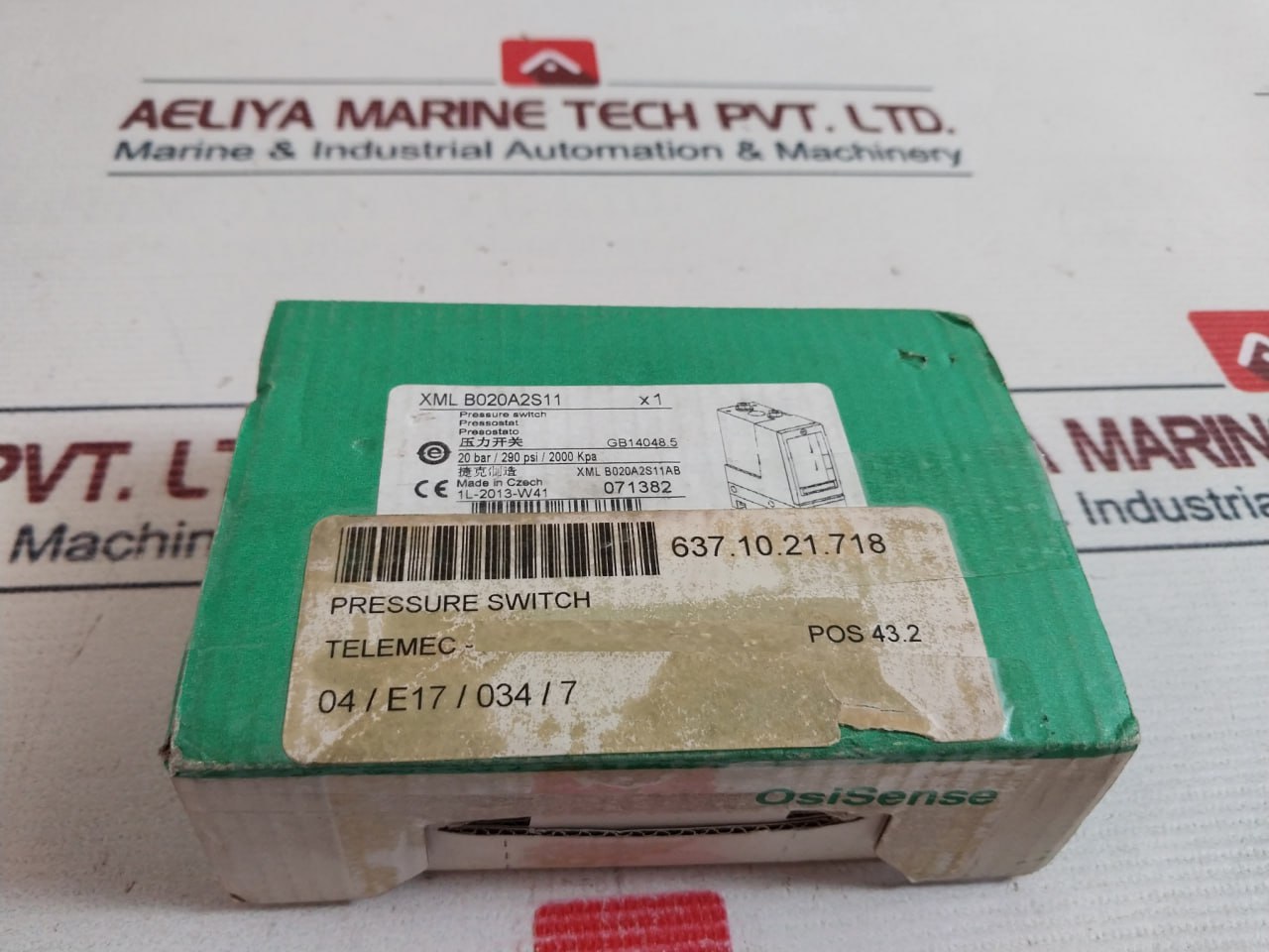 Telemecanique Xmlb020A2S11 Pressure Switch