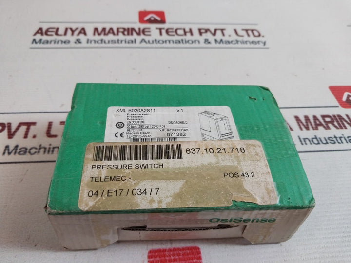 Telemecanique Xmlb020A2S11 Pressure Switch