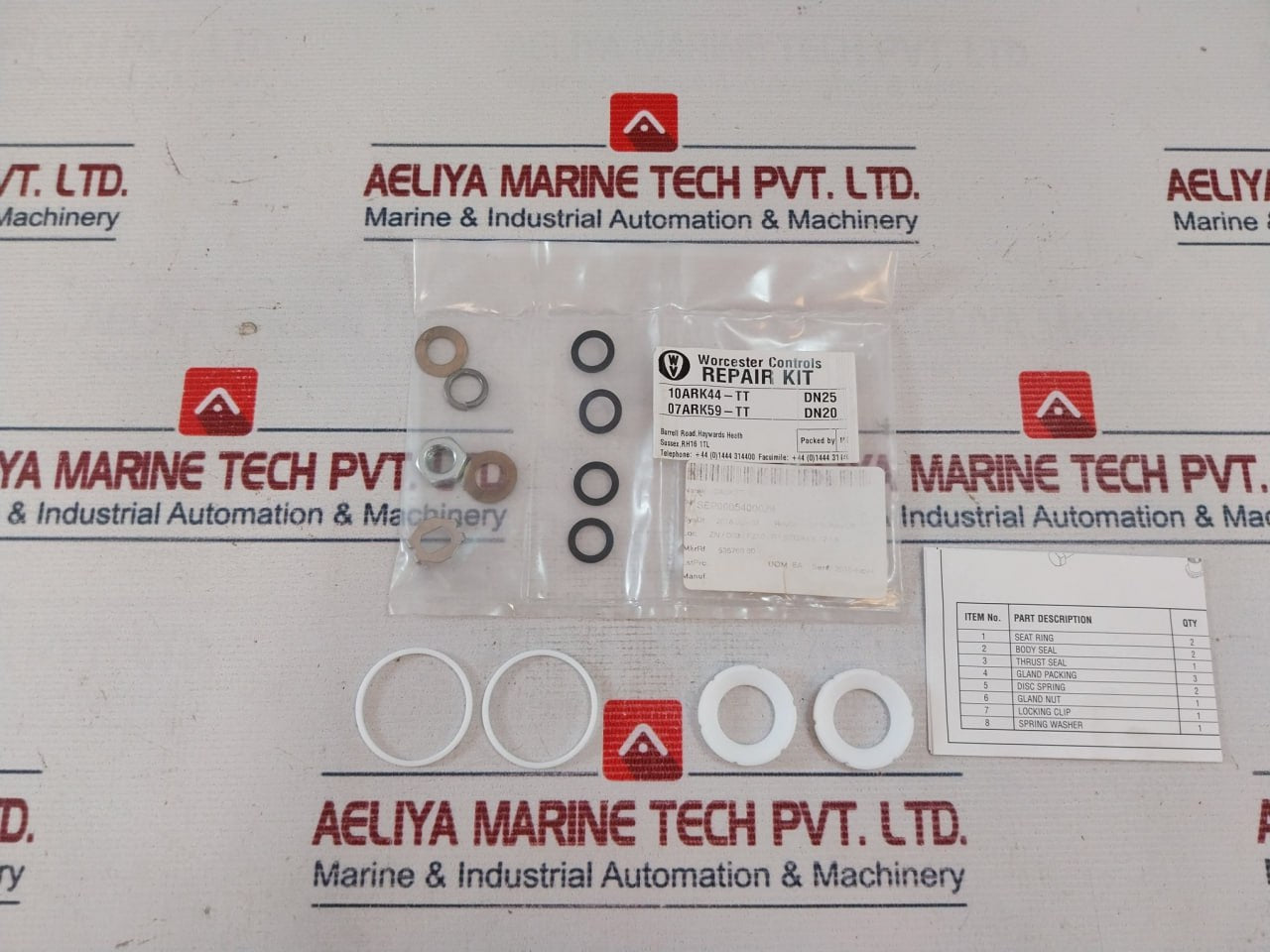 Worcester Controls 10Ark44-tt 3-piece Valve Repair Kit
