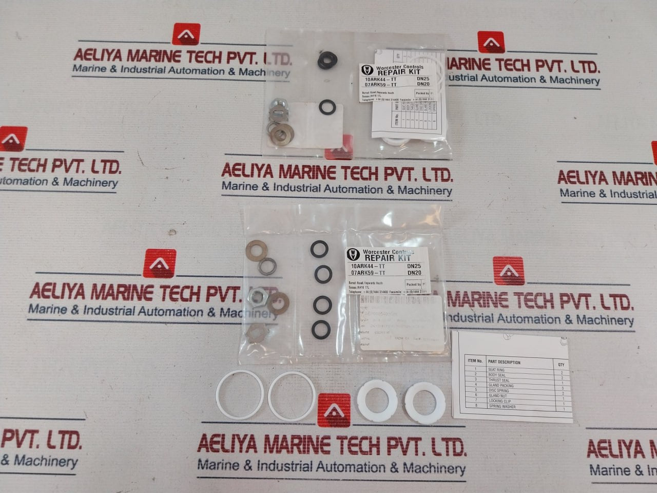 Worcester Controls 10Ark44-tt 3-piece Valve Repair Kit