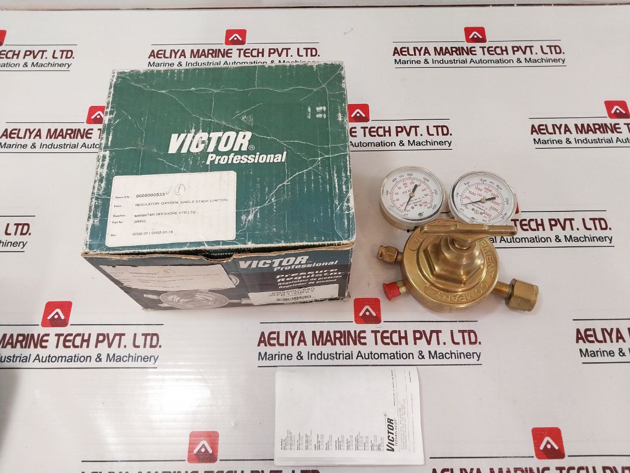 Victor Sr 450D Pressure Regulator 3000 Psig