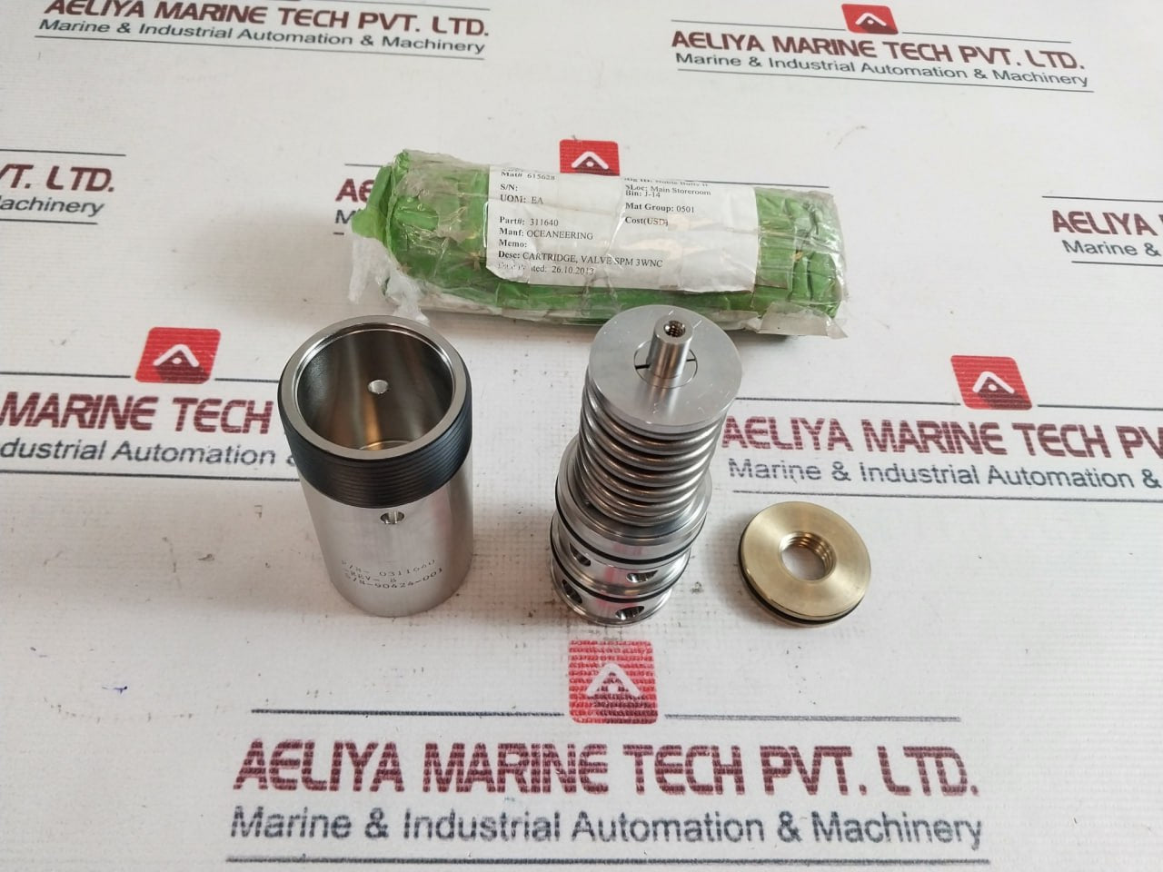 Oceaneering 0311640 Rev- B Cartridge Valve Set