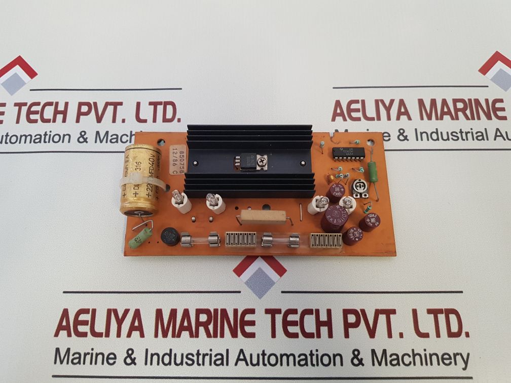 850758 12/86 C Pcb Card