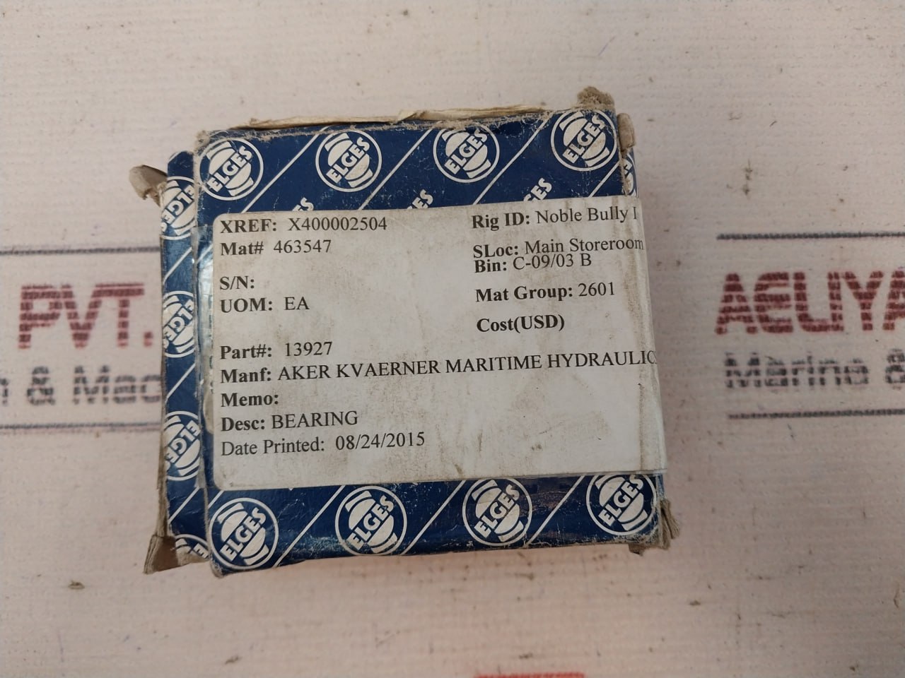 Elges Ge50-do-2Rs Spherical Bearing