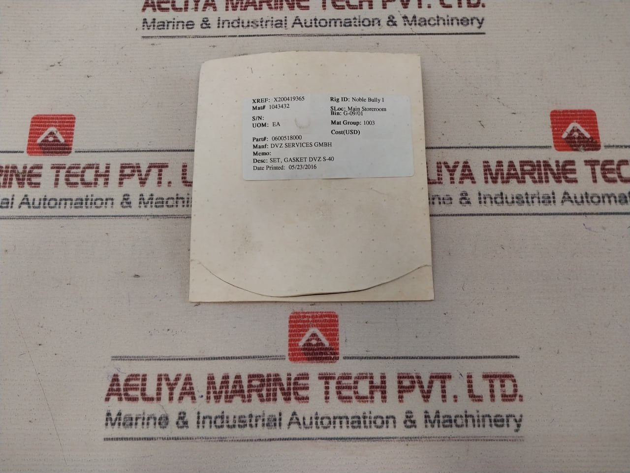 Dvz 329191 Gasket Set 0600518000