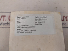 Dvz 329191 Gasket Set 0600518000