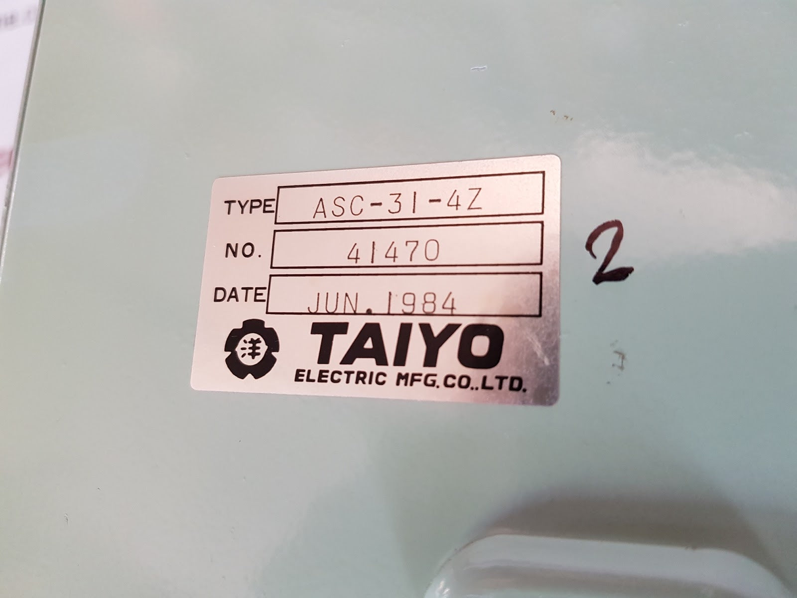 Taiyo asc-31-4z automatic voltage regulator