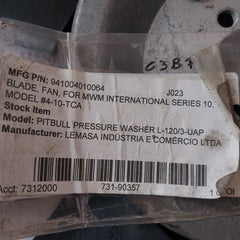 941004010064 Blade Fan For Mwm International Series 10