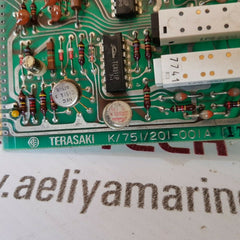 Terasaki k/751/201-001a pcb card ern 121