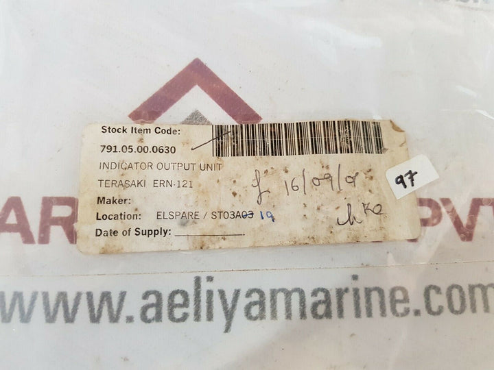 Terasaki k/751/201-001a pcb card ern 121