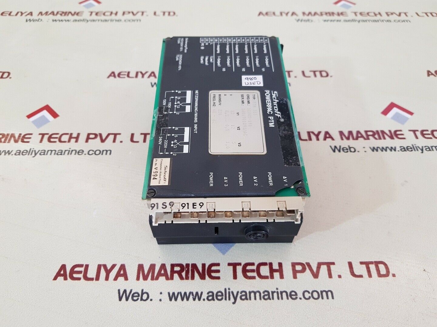 Schroff ptm 315 power ptm