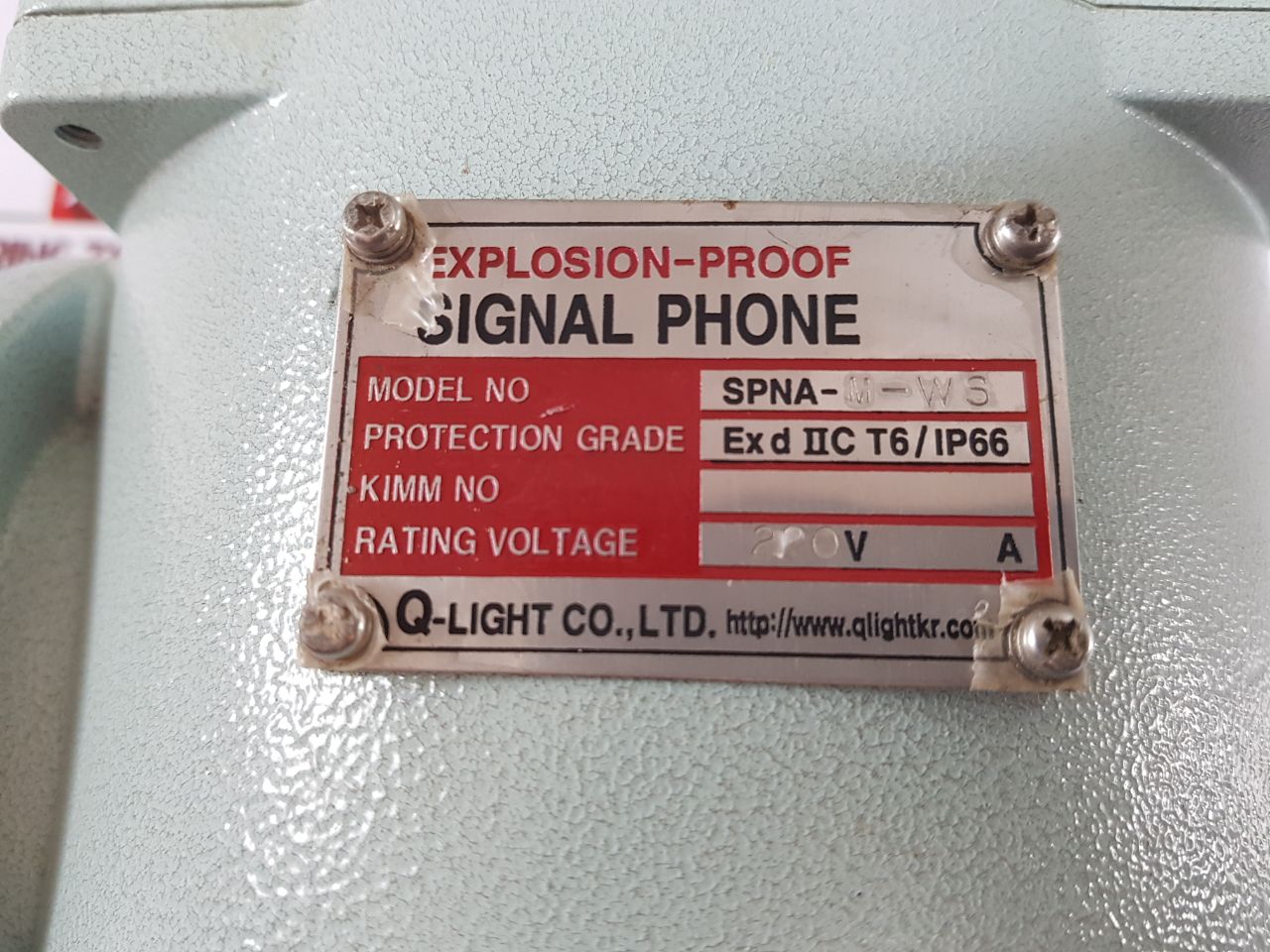 Q-light Spna-m-ws Flameproof Alarm Sounder 220V