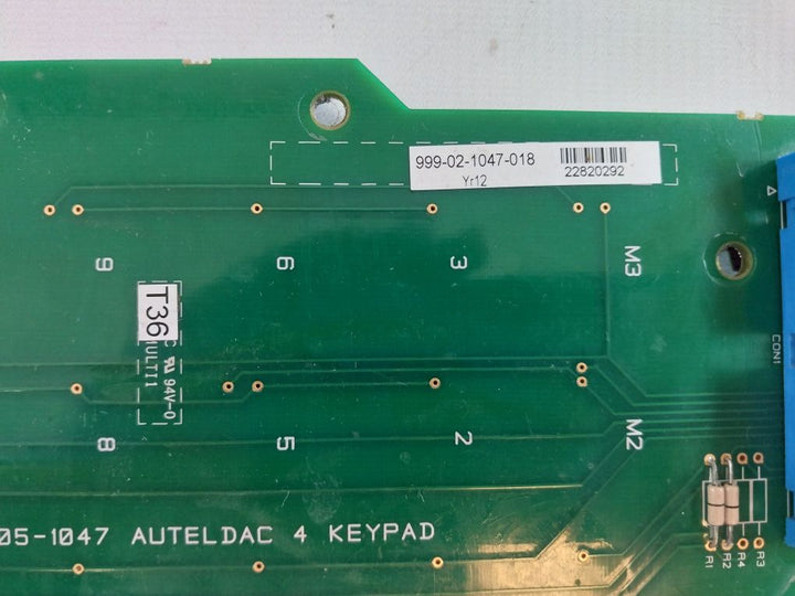 999-05-1047 Auteldac 4 Keypad