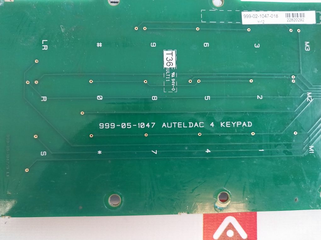 999-05-1047 Auteldac 4 Keypad