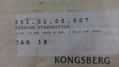 Kongsberg gt300c3g40v pressure transmitter
