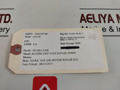 9G1001-5-rk Mark 1030 Air Motor Repair Kit
