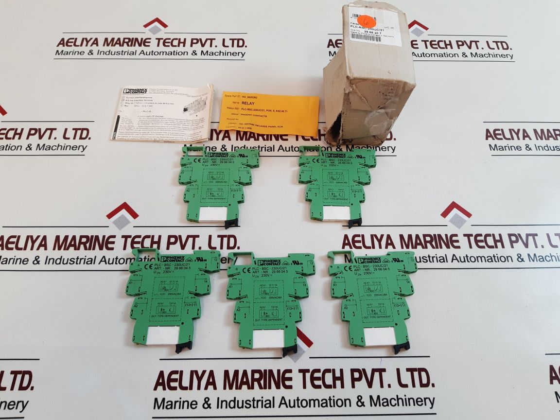 Phoenix Contact Plc-bsc-230Uc/21 Relay Module 250Vac/6A