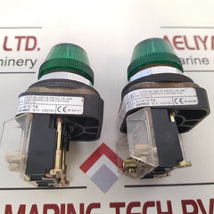Allen Bradley 800T-q24 Ser.T Green Pilot Light 24V Ac/Dc