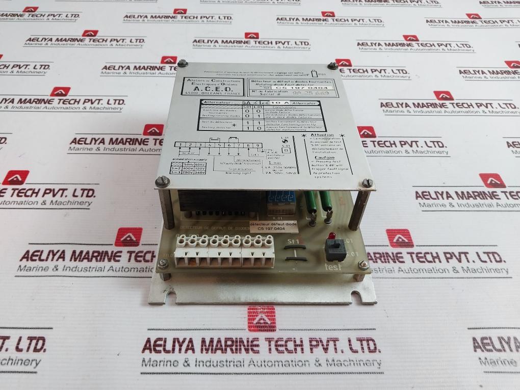 A.C.E.O. C5 197 0404 Rotating Diode Fault Detector
