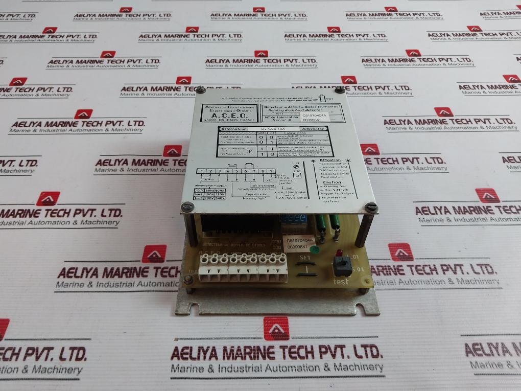 A.C.E.O 45000_ Orleans Rotating Diode Fault Detector