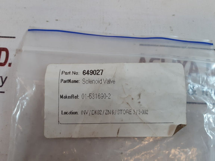 A.u.k. muller svgw solenoid valve 649027