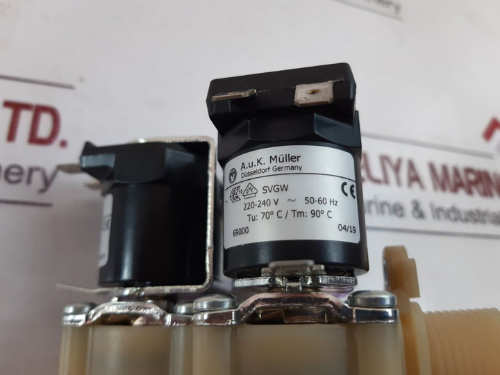 A.U.K. Muller Svgw Solenoid Valve Triple Osp
