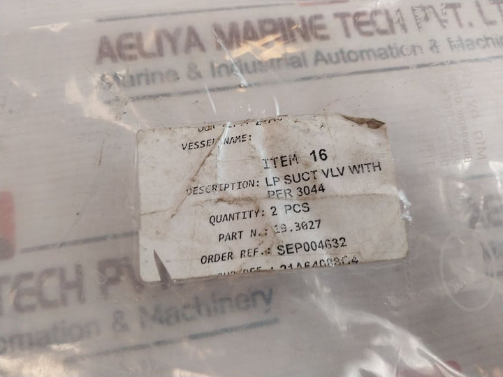 A012401Lt Lp Suction Valve 19.3027