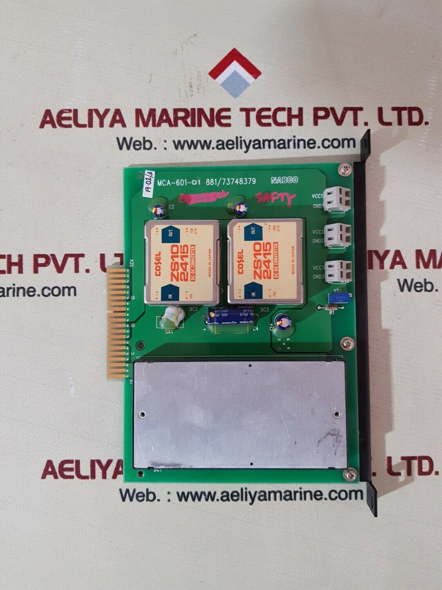 Nabco mca-601-01 pcb card 881/73748379