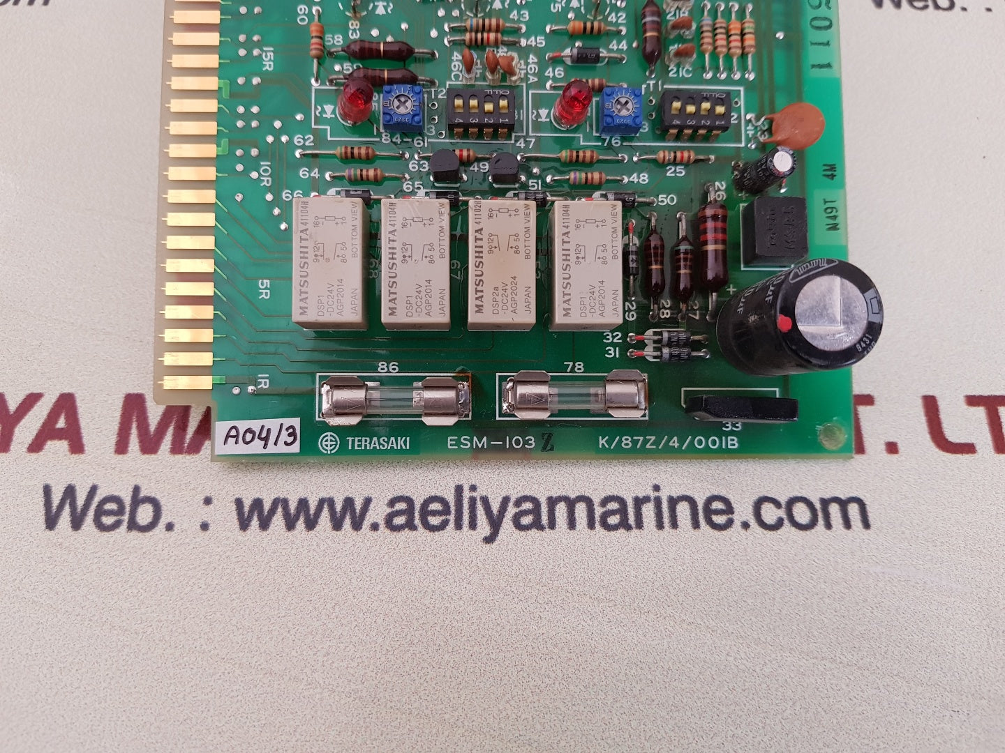 Terasaki esm-103z starter module k/87z/4/001b 