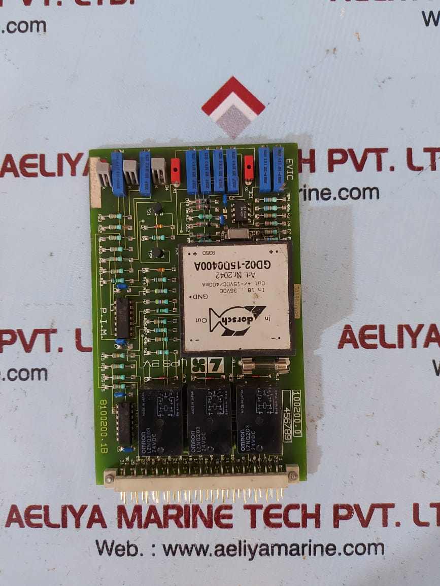Lips bv evic 8100200.1b pcb card