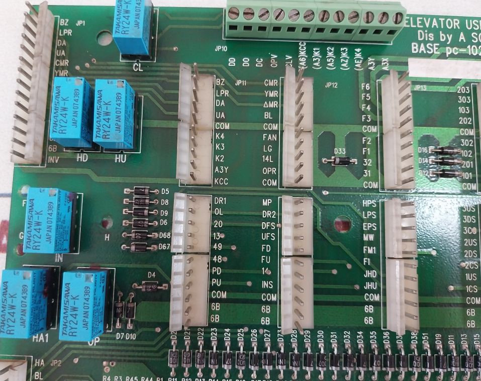 A Song Pc-102-08A Printed Circuit Board