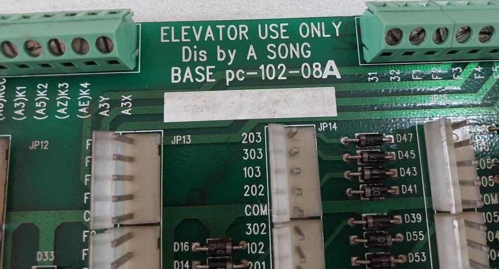 A Song Pc-102-08A Printed Circuit Board